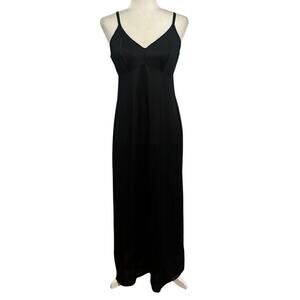Vintage black Gossard nightgown / slip dress Size 36 (estimated S-M)